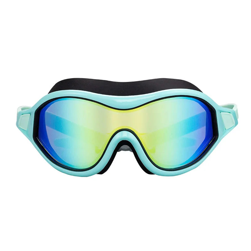 Large Frame Adult Swimming Goggles HD Antifog by HitMyNeed