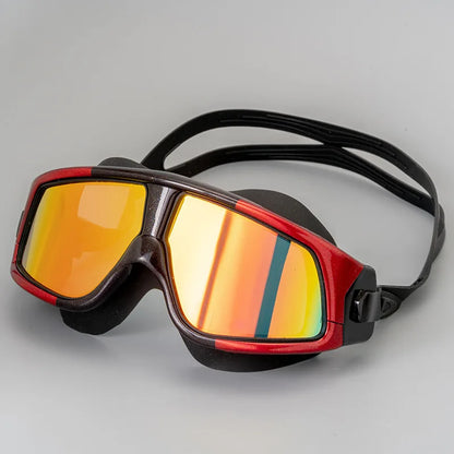 Large Frame Adult Swimming Goggles HD Antifog f3 by HitMyNeed
