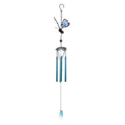 Large Hanging Glass Dragonfly Wind Chime by HitMyNeed