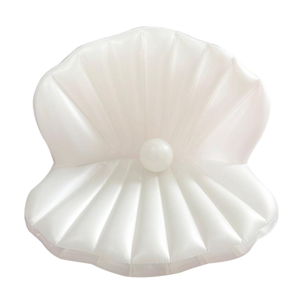 Large Inflatable Shell Pool Floater for 2 Adults by HitMyNeed