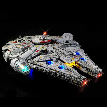 Large Millennium Ship Falcon Building Block Set by HitMyNeed