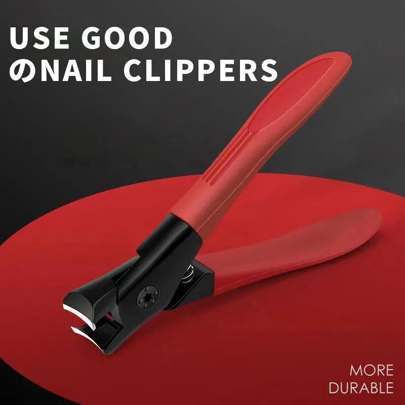 Large Opening Nail Clippers for Thick Nails, Gray by HitMyNeed