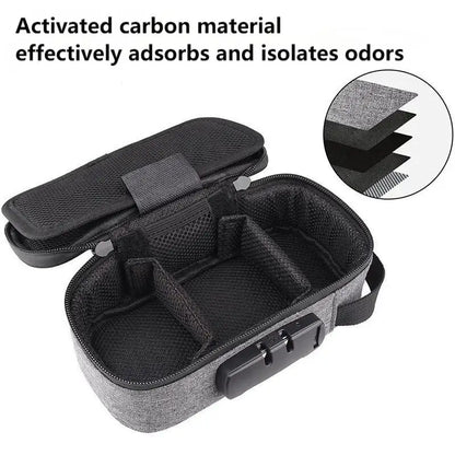 Large Smell Proof Lockable Bag with Activated Carbon by HitMyNeed