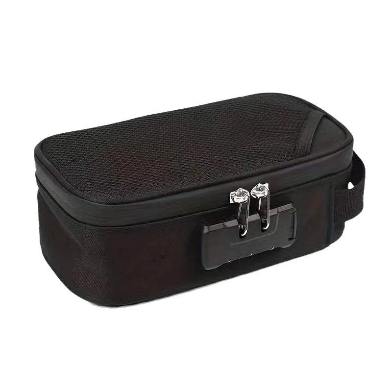 Large Smell Proof Lockable Bag with Activated Carbon black by HitMyNeed