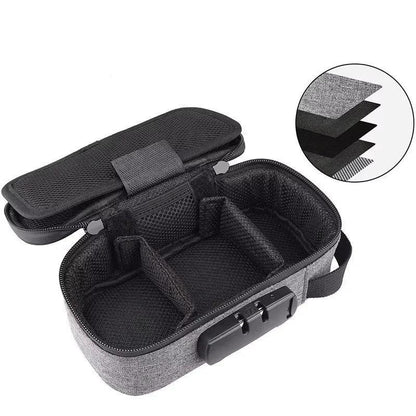 Large Smell Proof Lockable Bag with Activated Carbon gray by HitMyNeed