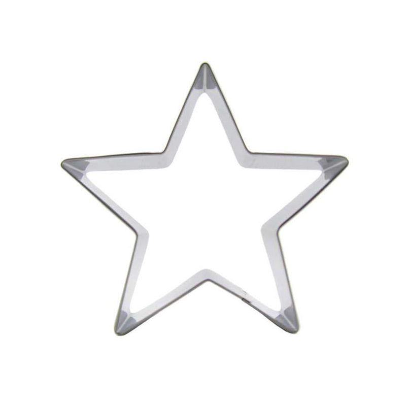 Large Stainless Steel Star Cookie Cutter (9.5cm) - Durable Baking Mold by HitMyNeed