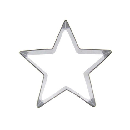 Large Stainless Steel Star Cookie Cutter (9.5cm) - Durable Baking Mold by HitMyNeed
