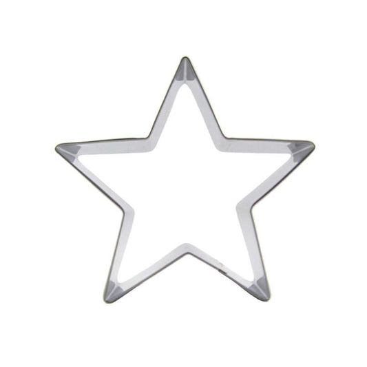 Large Stainless Steel Star Cookie Cutter (9.5cm) - Durable Baking Mold by HitMyNeed