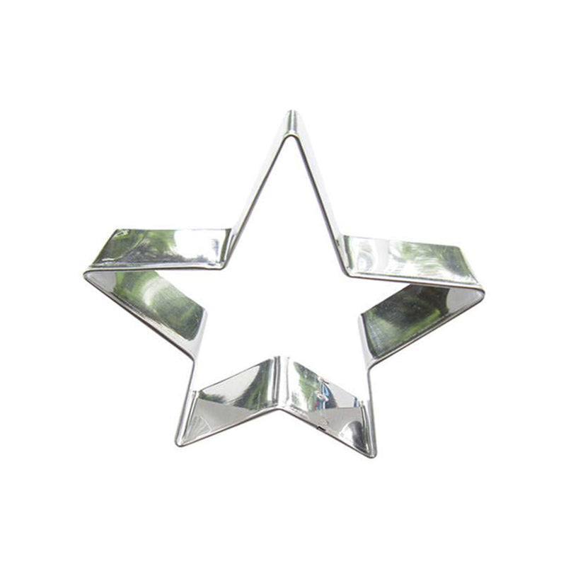 Large Stainless Steel Star Cookie Cutter (9.5cm) - Durable Baking Mold by HitMyNeed