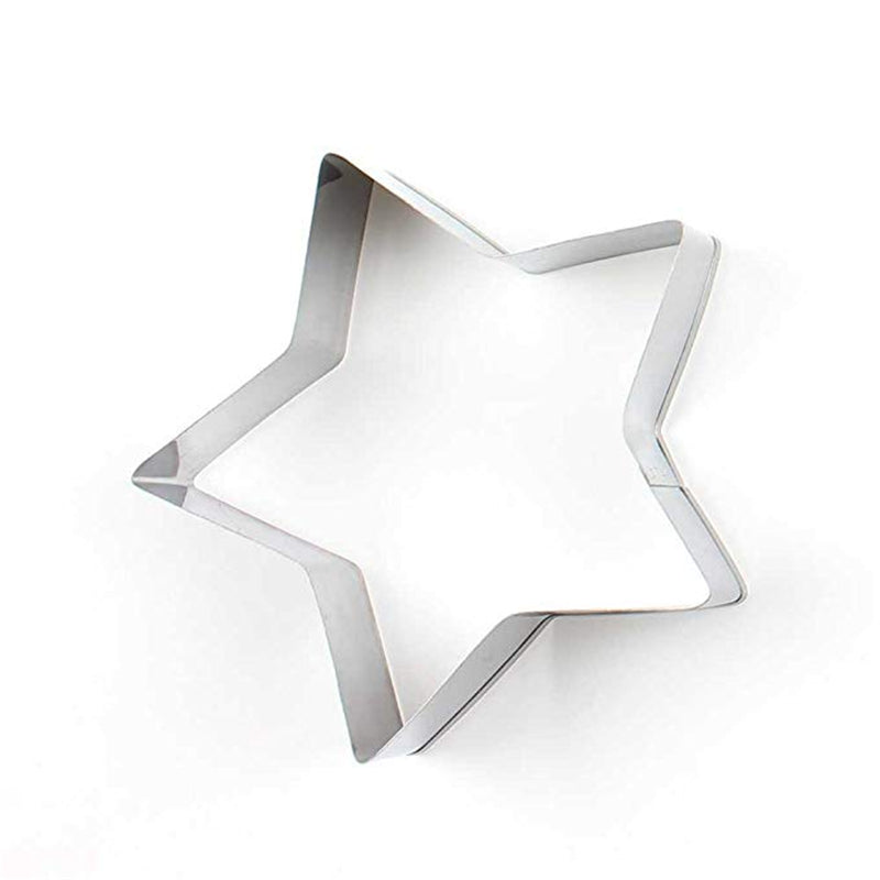 Large Stainless Steel Star Cookie Cutter (9.5cm) - Durable Baking Mold by HitMyNeed