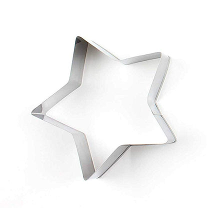Large Stainless Steel Star Cookie Cutter (9.5cm) - Durable Baking Mold by HitMyNeed