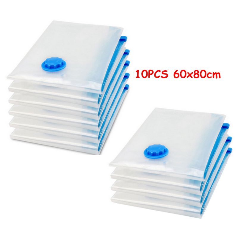 Large Vacuum Storage Bags 80x60cm (Set of 10) by HitMyNeed