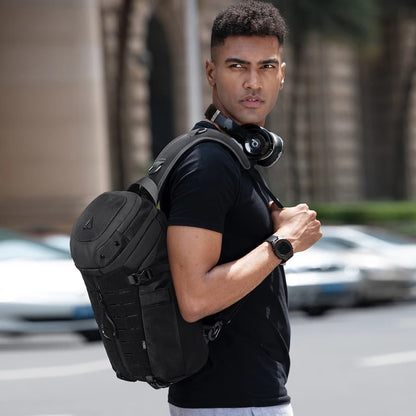 Large Waterproof Men's Sling Crossbody Travel Bag by HitMyNeed
