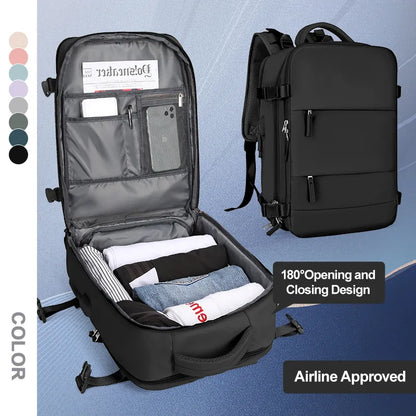 Large Waterproof Travel Laptop Backpack Carry-On by HitMyNeed