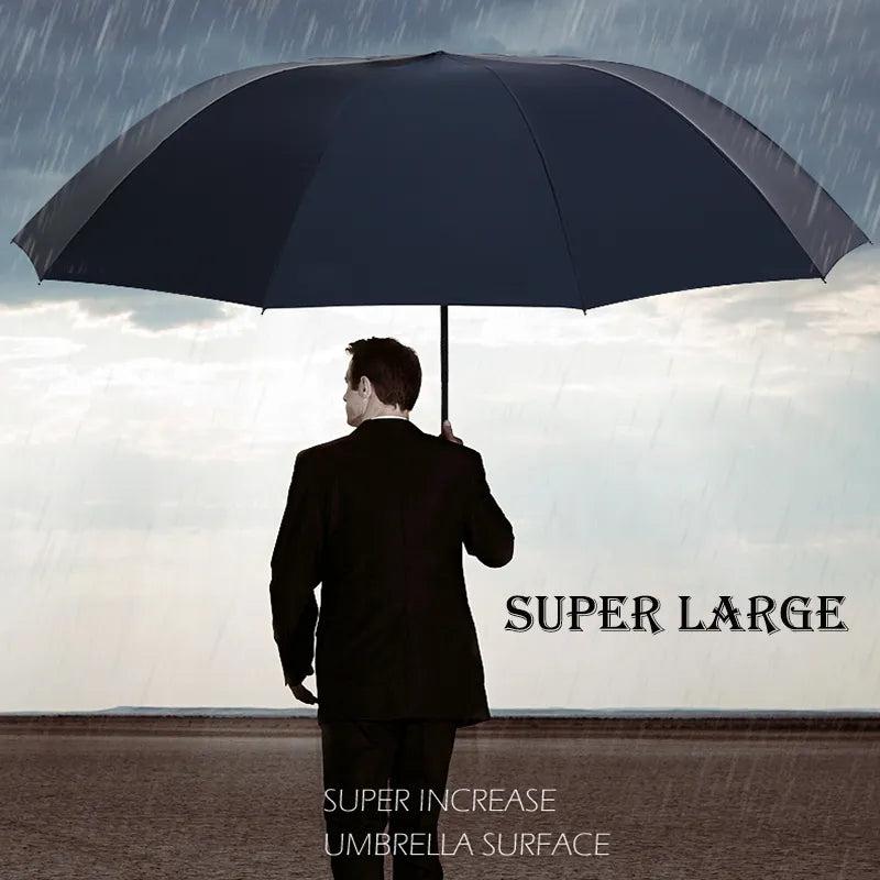 Large Windproof Folding Umbrella for Family Use by HitMyNeed