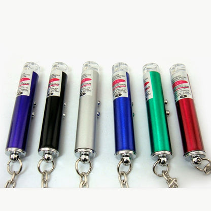 Laser Cat Toy Pointer with LED Light Keychain by HitMyNeed
