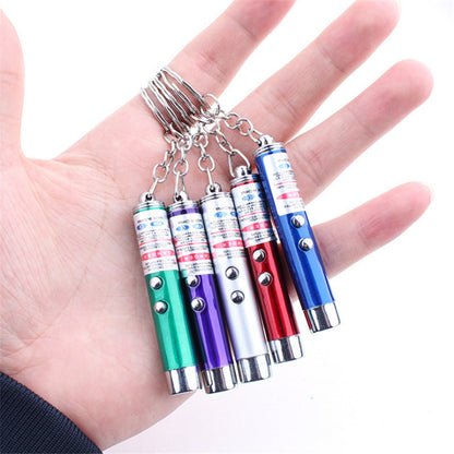 Laser Cat Toy Pointer with LED Light Keychain by HitMyNeed