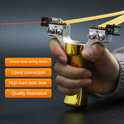 Laser Guided Hunting Slingshot with Targets by HitMyNeed