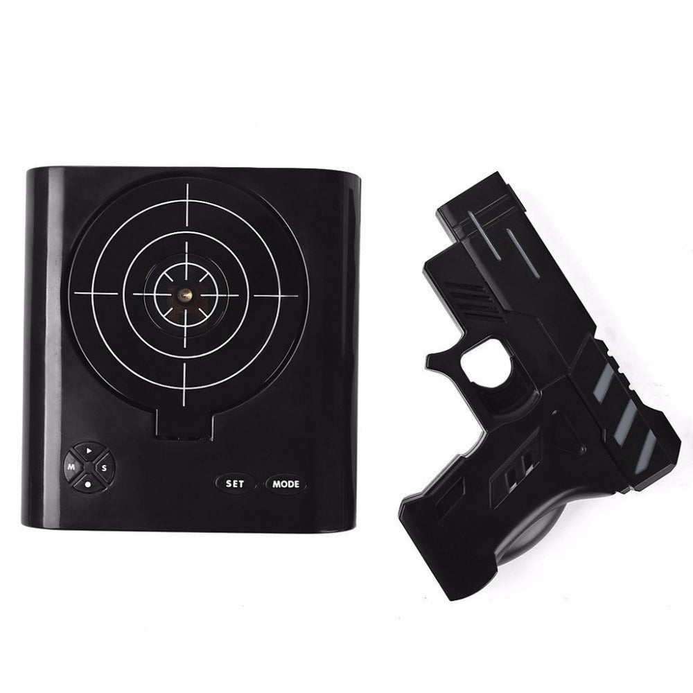 Laser Gun Alarm Clock with Target Shooting Game by HitMyNeed