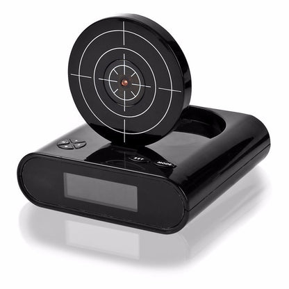 Laser Gun Alarm Clock with Target Shooting Game by HitMyNeed