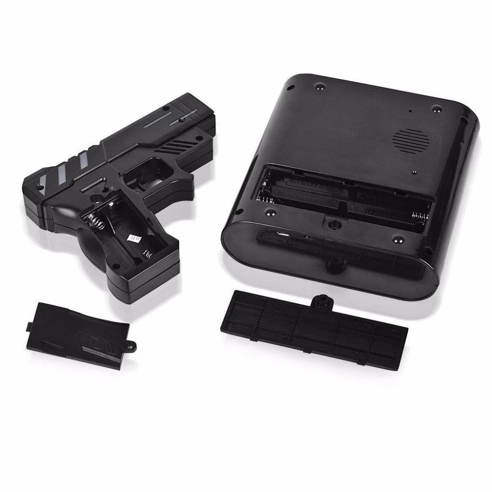 Laser Gun Alarm Clock with Target Shooting Game by HitMyNeed