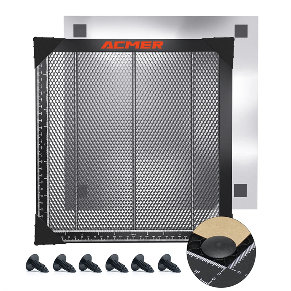 Laser Honeycomb Working Table for CO2 & Diode Engravers 500x500mm by HitMyNeed