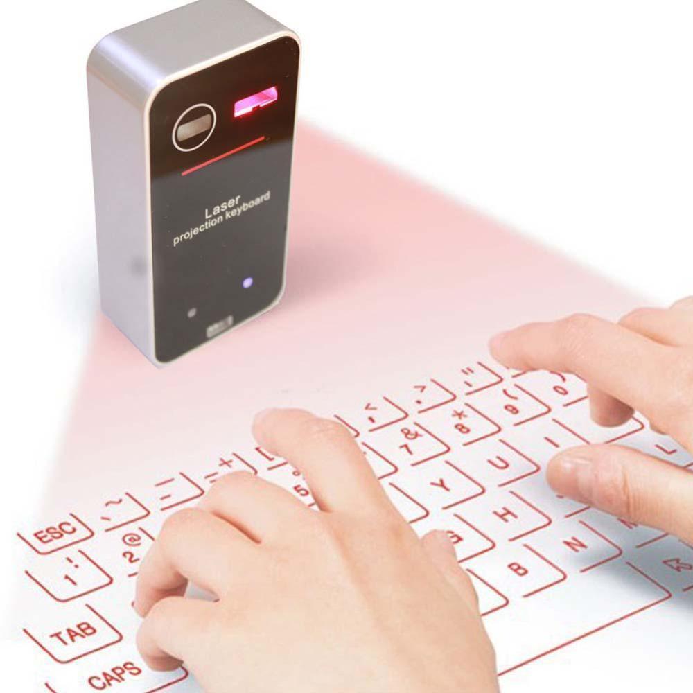 Laser Projection Bluetooth Keyboard, Mouse & Speaker by HitMyNeed