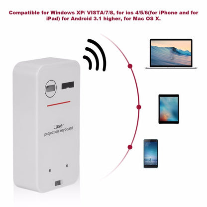 Laser Projection Bluetooth Keyboard, Mouse & Speaker by HitMyNeed