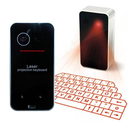 Laser Projection Bluetooth Keyboard, Mouse & Speaker by HitMyNeed