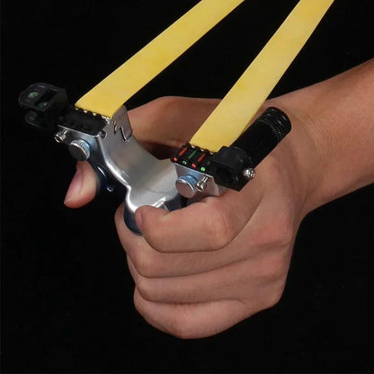 Laser Slingshot with High-Precision Sight for Hunting by HitMyNeed