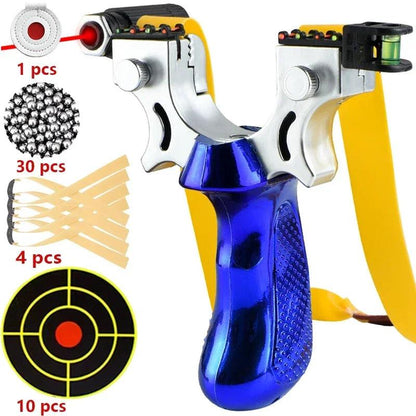 Laser Slingshot with High-Precision Sight for Hunting blue02 by HitMyNeed