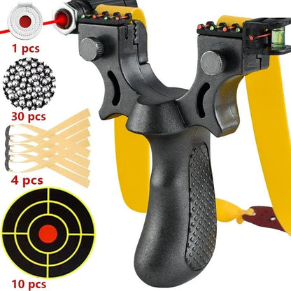 Laser Slingshot with High-Precision Sight for Hunting grey02 by HitMyNeed