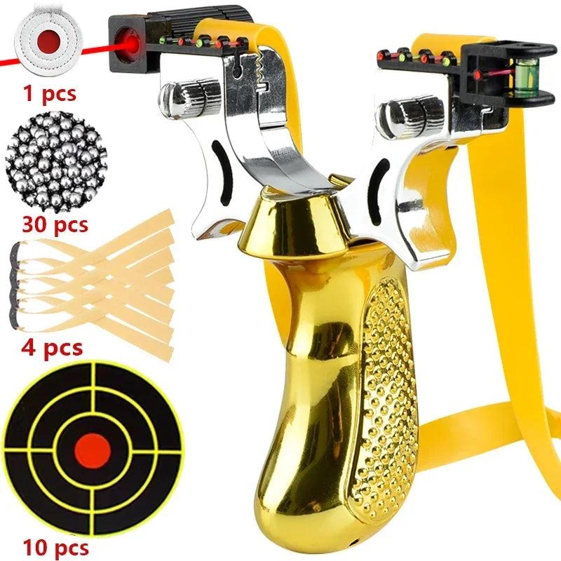Laser Slingshot with High-Precision Sight for Hunting yellow02 by HitMyNeed