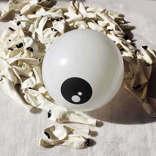 Latex Eyeball Balloons 5" (50 Pack) by HitMyNeed