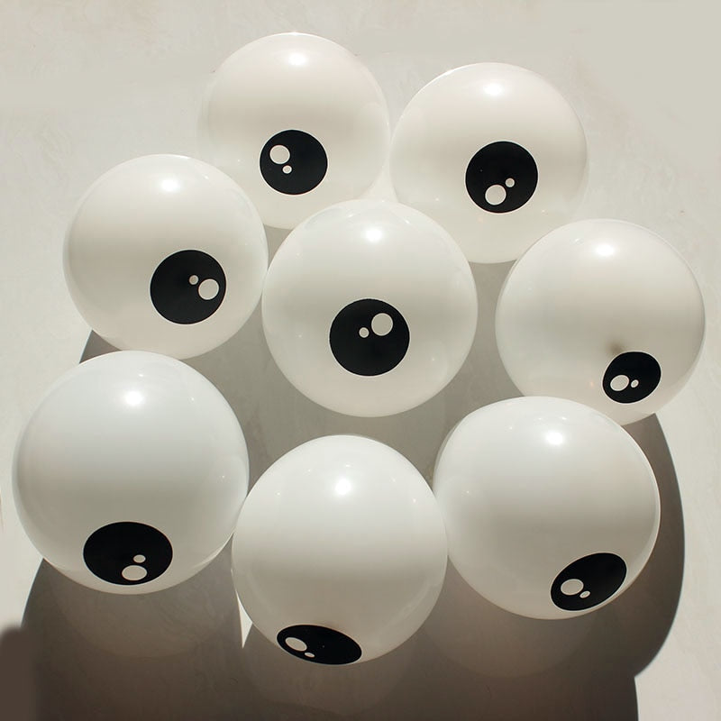 Latex Eyeball Balloons 5" (50 Pack) by HitMyNeed