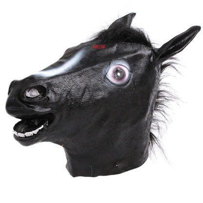 Latex Horse Head Mask Set for Halloween Cosplay by HitMyNeed