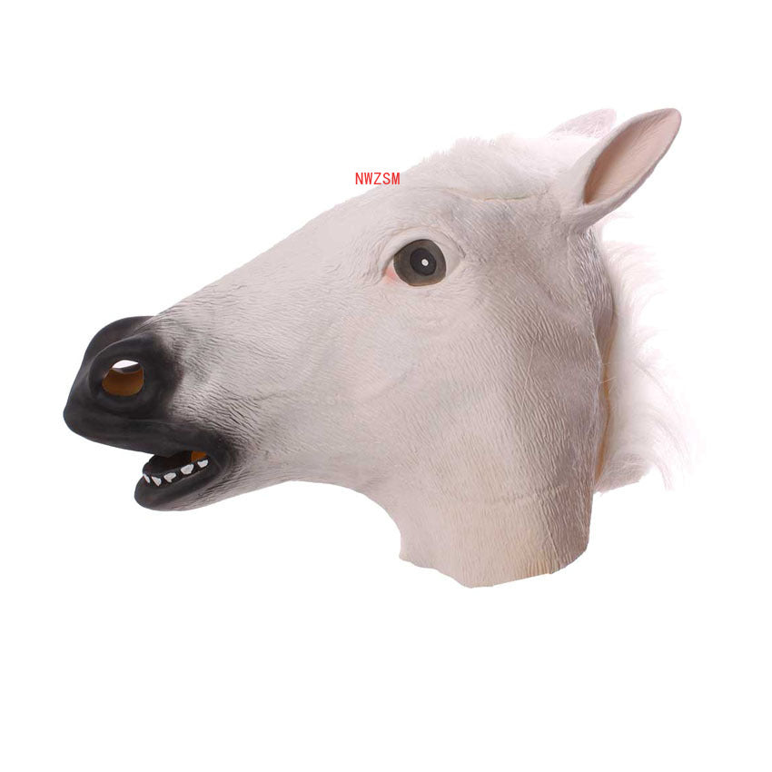 Latex Horse Head Mask Set for Halloween Cosplay by HitMyNeed