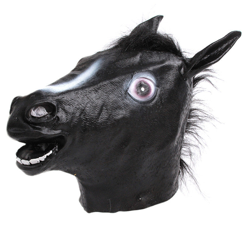 Latex Horse Head Mask Set for Halloween Cosplay 2 by HitMyNeed