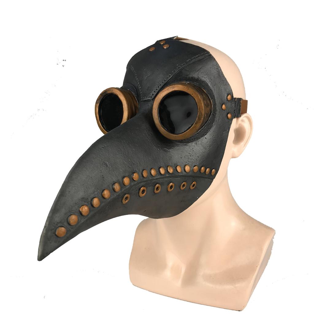 Latex Steampunk Plague Doctor Bird Mask by HitMyNeed