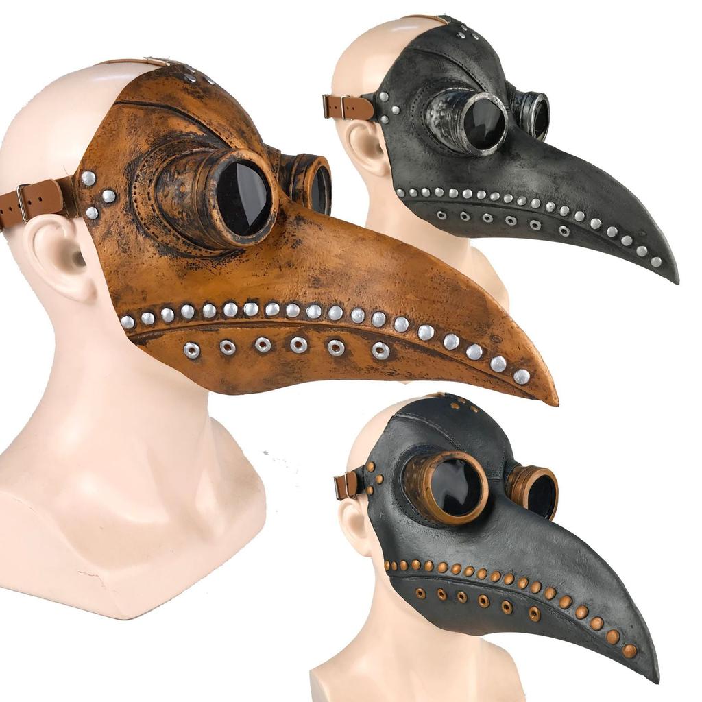 Latex Steampunk Plague Doctor Bird Mask by HitMyNeed