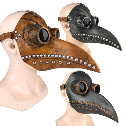 Latex Steampunk Plague Doctor Bird Mask by HitMyNeed