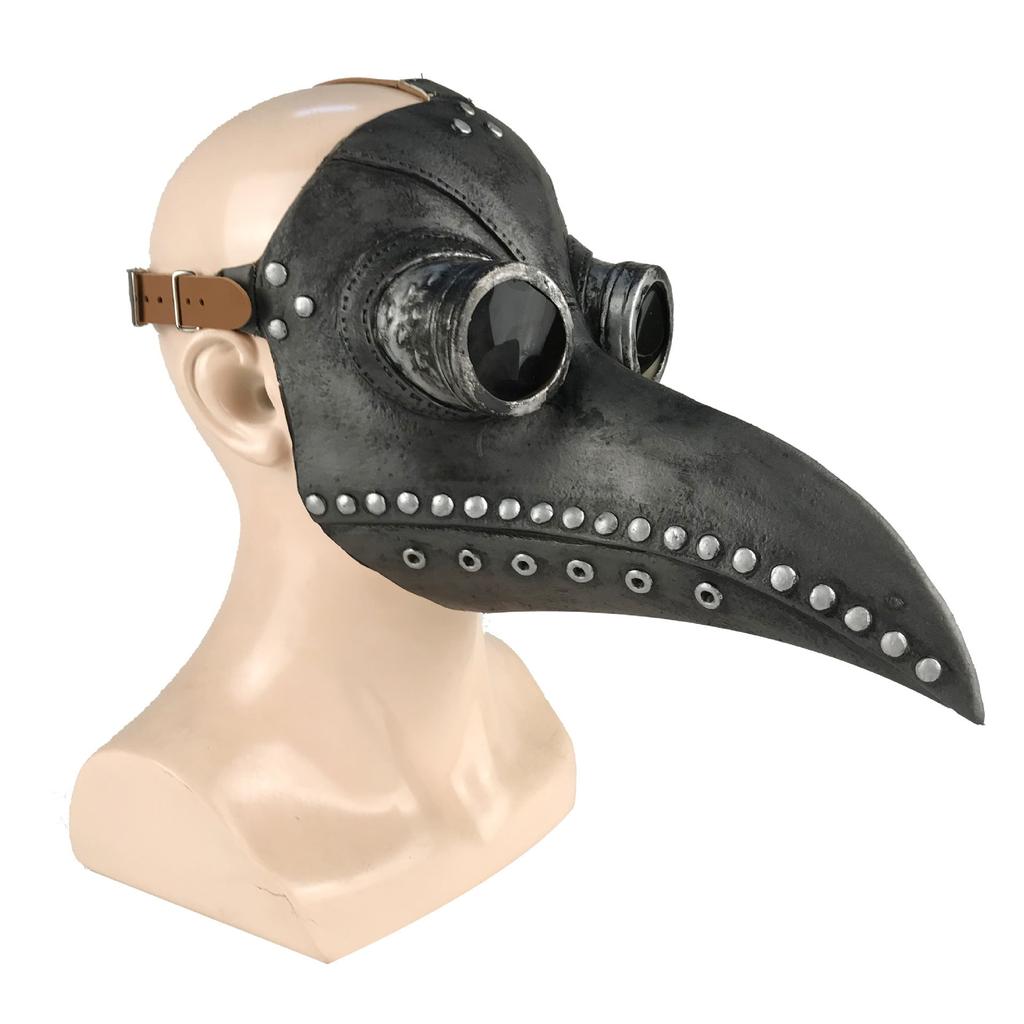 Latex Steampunk Plague Doctor Bird Mask by HitMyNeed