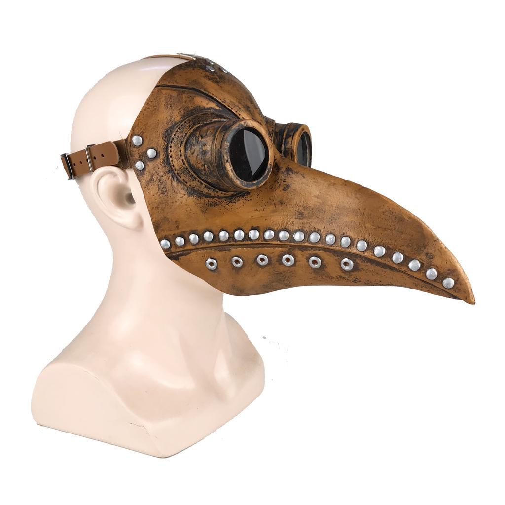 Latex Steampunk Plague Doctor Bird Mask by HitMyNeed