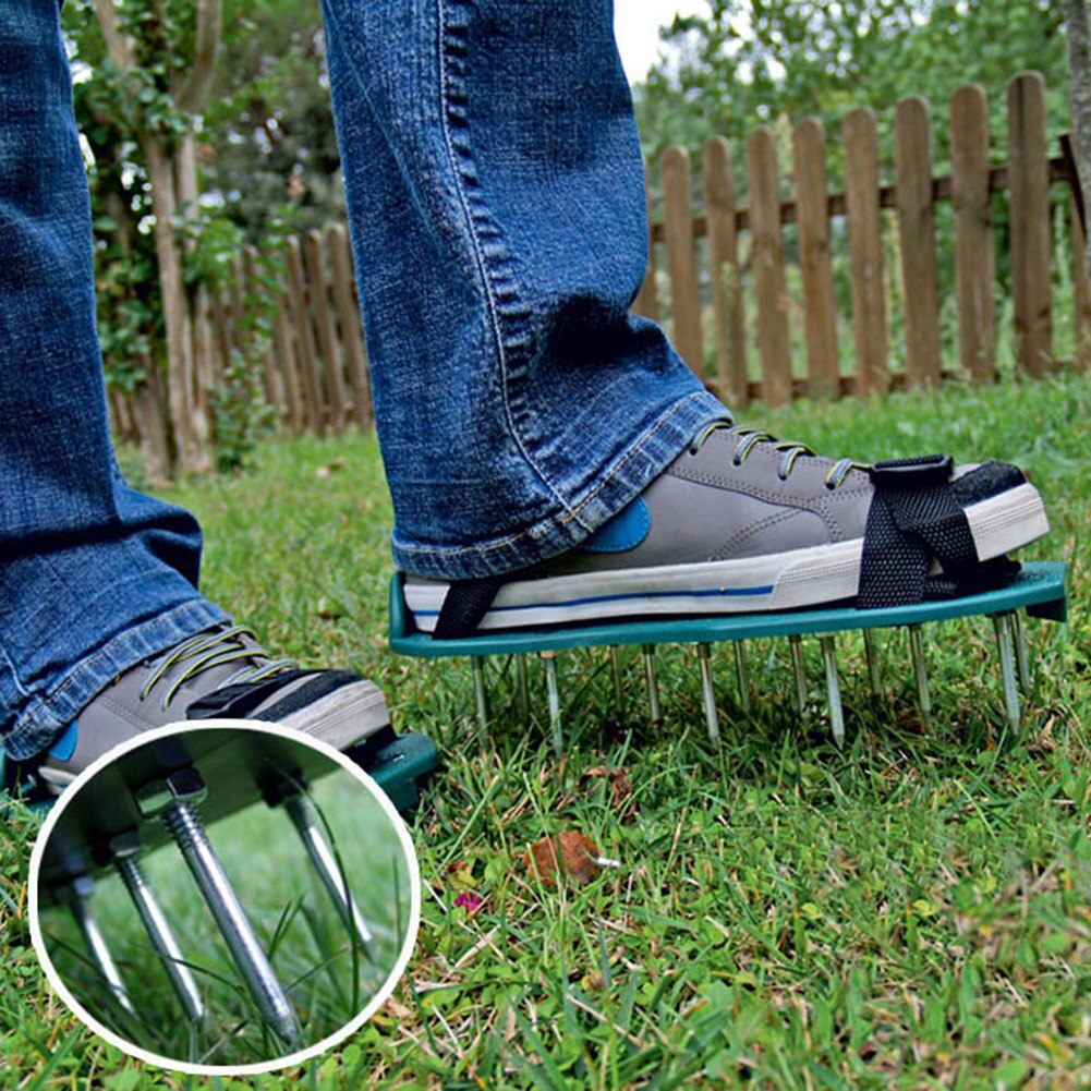 Lawn Aerator Spike Shoes with Adjustable Straps by HitMyNeed