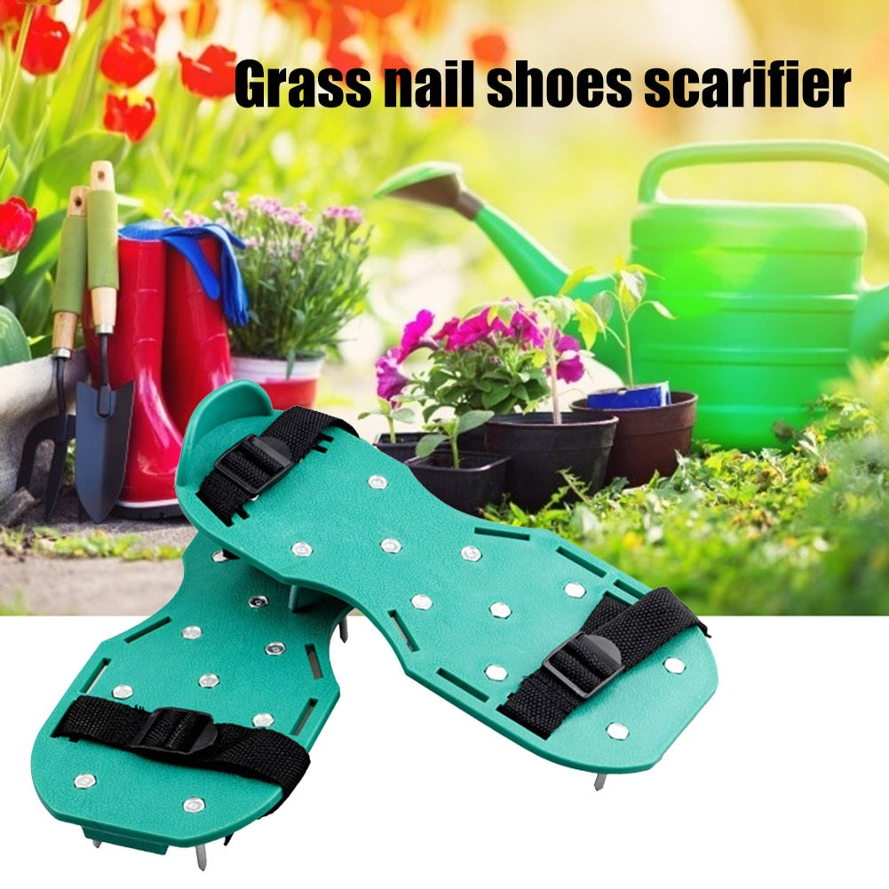 Lawn Aerator Spike Shoes with Adjustable Straps by HitMyNeed
