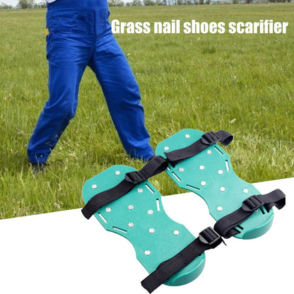 Lawn Aerator Spike Shoes with Adjustable Straps by HitMyNeed