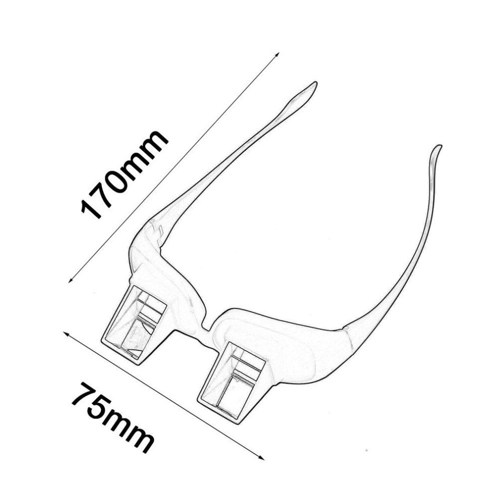 Lazy Glasses Periscope Lenses for Reading & TV by HitMyNeed