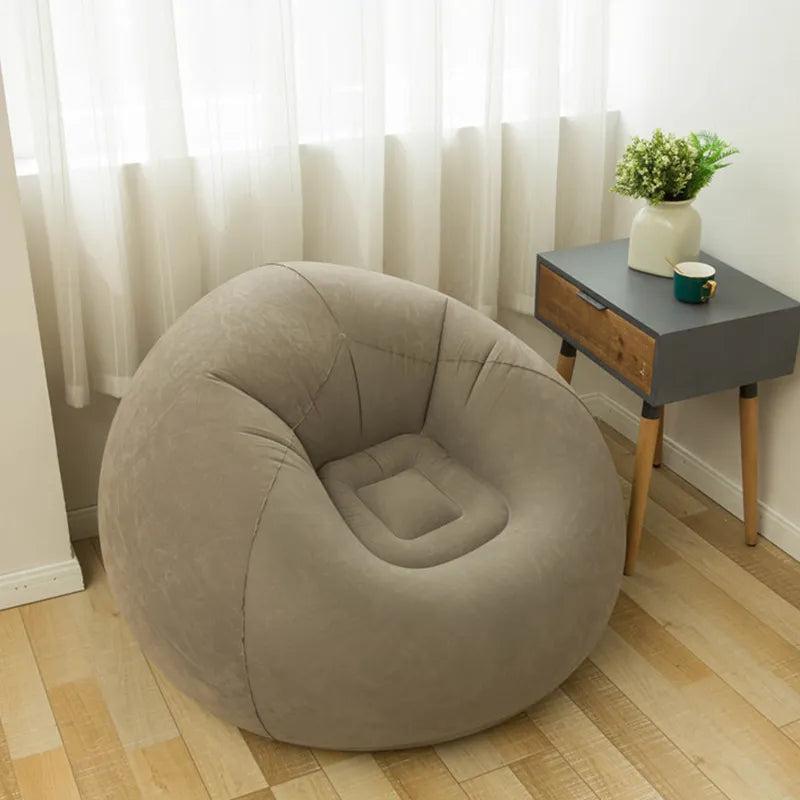 Lazy Inflatable Spherical Sofa Chair, 110cm by HitMyNeed