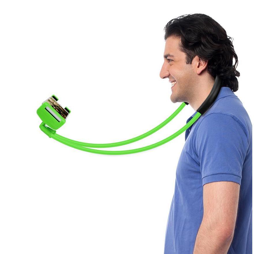 Lazy Neck Phone Holder Hands-Free Phone Mount by HitMyNeed