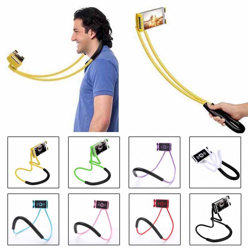 Lazy Neck Phone Holder Hands-Free Phone Mount by HitMyNeed